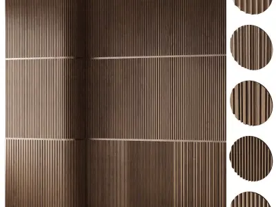 Wood panels 2 3D model