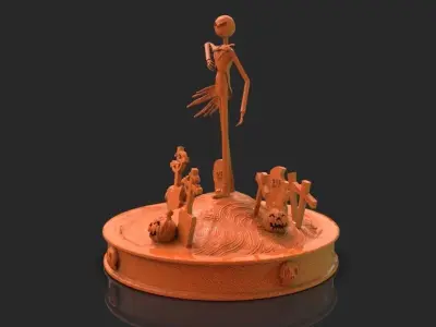 Jack Skelligton 3D Print 3D print model