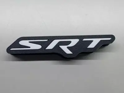 SRT Logo for Bumper whit LED Two Avaiable Versions 3D print model