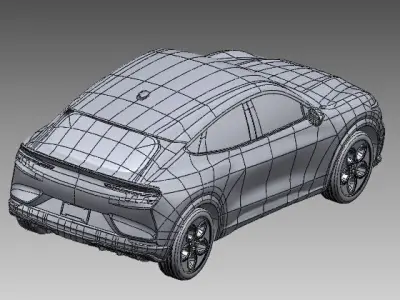 Mach-e car 3D model