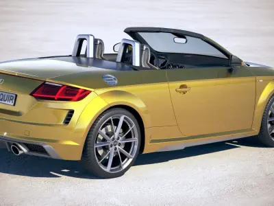 Audi TT Roadster S-line 2019 3D model