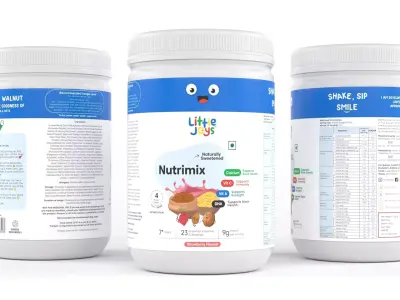 Protein Powder 3D model