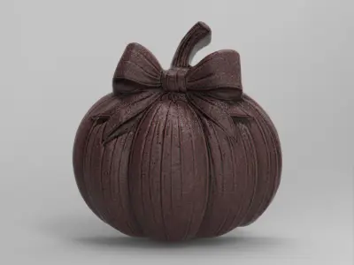 pumpkin  ribbonbow  cnc  3D print model