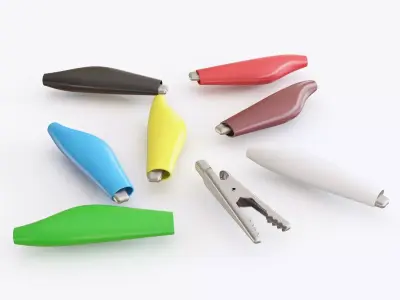 Crocodile clip 3D model