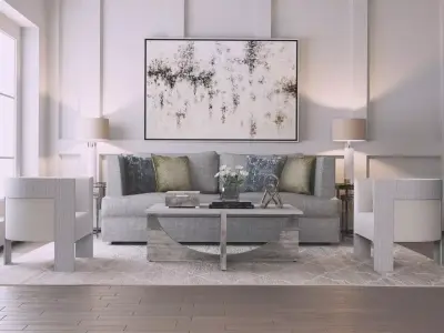 Living Room 2 3D model