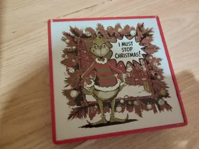 Grinch Christmas Gift Box 3D print model