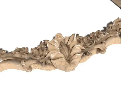 Frame-017 ornate frame 3D model