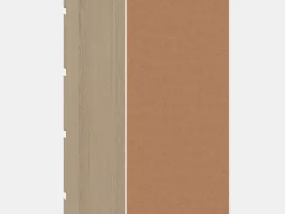 MALM Chest of 6 drawers 8 Low-poly 3D model