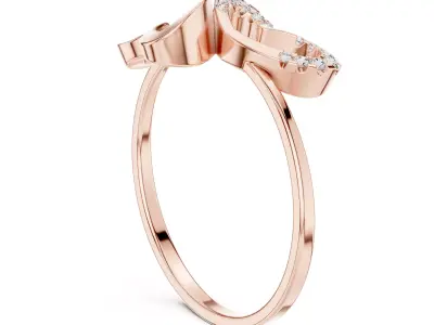 light weight ladies ring  Free 3D print model