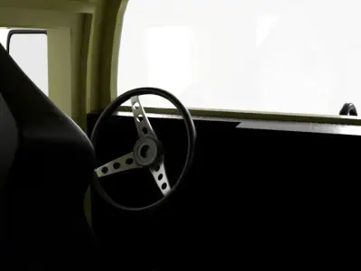 Humvee military vehicle 3D model