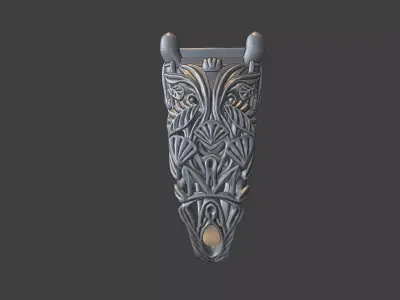 floral scrollwork ring cushion cut  cut square gemstone 3D print model