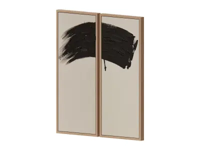 3D Wall Art 014 3D model