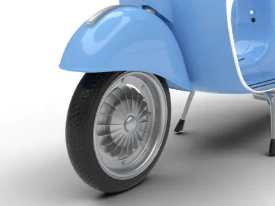 Vespa 125 1967 3d model 3D model