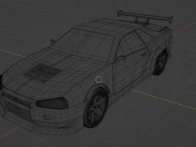 skyline R34 3D model