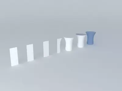 Vase glass procedure Free 3D model