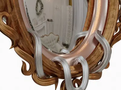Ornamental Mirror 3D model