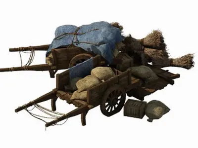 Game Barracks - Food Truck 3D model