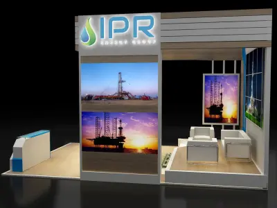 Booth Exhibition Stand a316 3D model