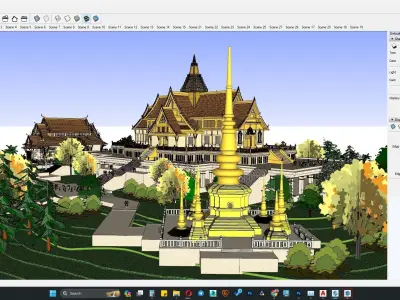 3D TEMPLE MODEL 1 3D model