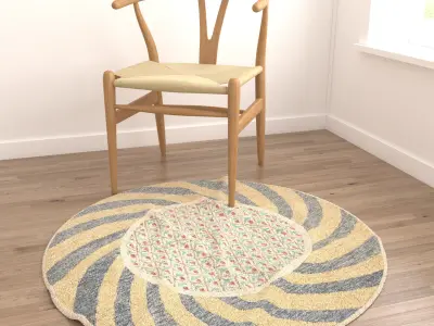 Rugs No 222 Low-poly 3D model