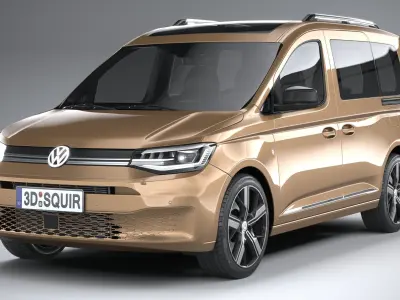Volkswagen Caddy 2021 3D model