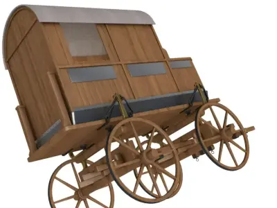 Roman Chariot 3D model purchase