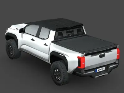 Toyota Tacoma 2024 Low-poly 3D model