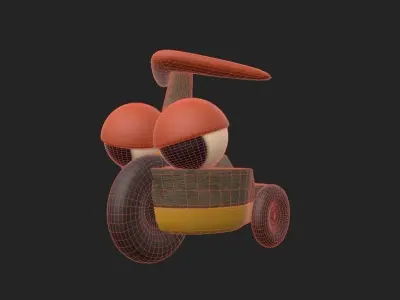 GunBound Boomerang Low-poly 3D model