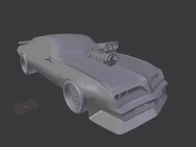 Pontiac Firebird Trans Am 1977 from The Wraith movie 3D print model