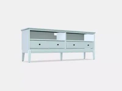 IDANAS TV bench Low-poly 3D model