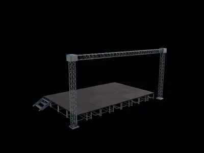 Aluminum Lighting Concert  3D model