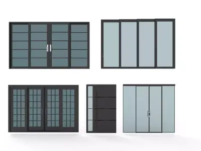 Door window model 1 3D model