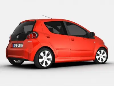 Toyota Aygo 2013 3D model