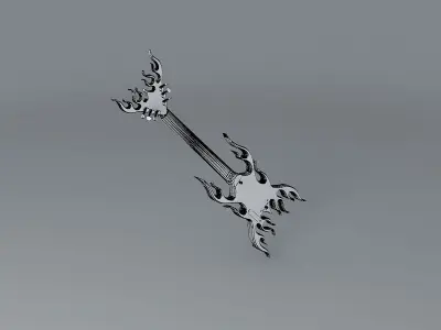 Sands BF 1 Guitar Free 3D model