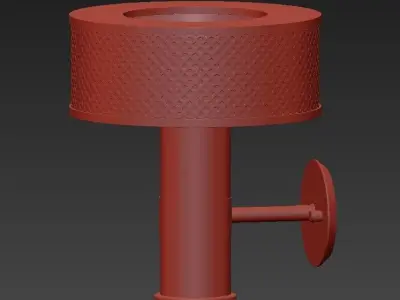 MARCUS wall lamp with shade 3D model