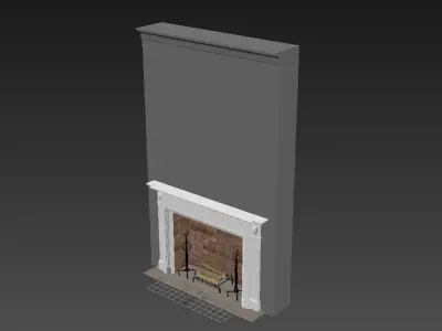 Fireplace 3D model