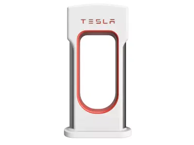 TESLA SUPERCHARGER MODEL DECOR STL FILE 3D print model