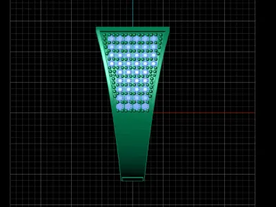 Print Ready STL 3DM  Gents Rings Diamond Men Ring  3D print model 48