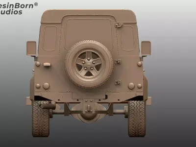 Land Rover Defender 110 Station Wagon 2011  3D print model