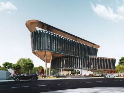 ClubHouse - Multifunctional building 3D model