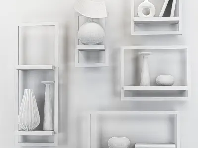 shelf decorativ Free 3D model