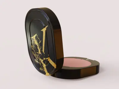 Small Magnetic Makeup Case Free 3D model