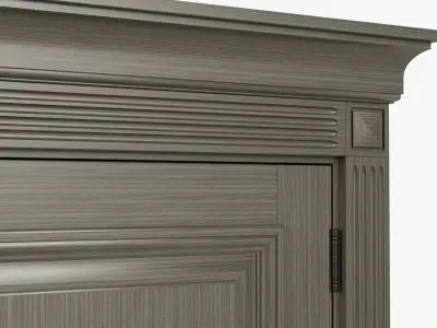 Door classic 04 3D model