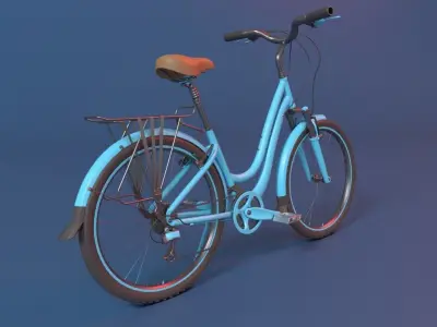 Vintage Bicycle  3D model