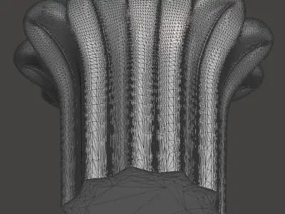Egyptian-Column - 3d model for CNC - EgyptColumnCFC05 3D model