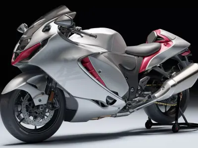 Suzuki Hayabusa 2021 Low-poly 3D model