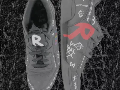 REEBOK WORKOUT x TROUBLE ANDREW 3D SHOES Low-poly 3D model