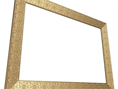 Classic Frame 025 Low-poly 3D model