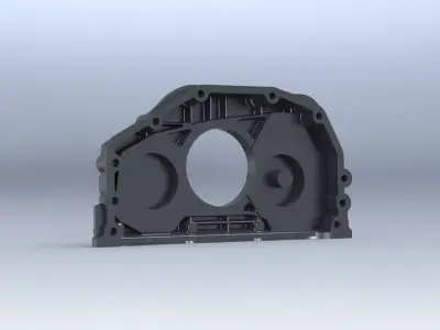 MERCEDES OIL PUMP BODY A 906 180 0801 3D REVERSE ENGINEERING 3D print model