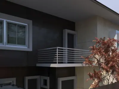 the rectangular house  3D model